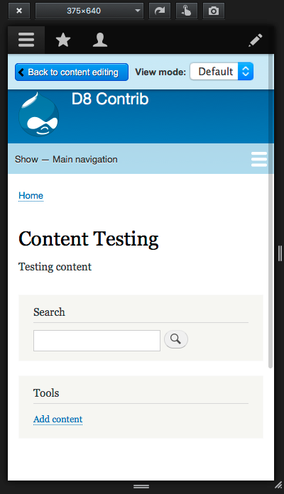 Preview element firefox mobile